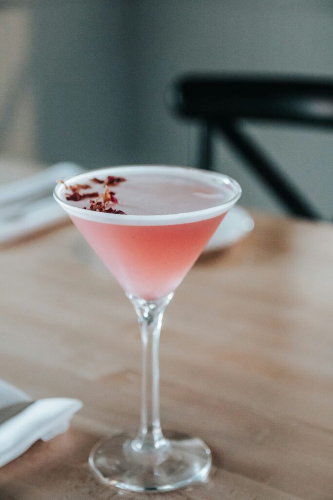 Pink Peppermint Martini
