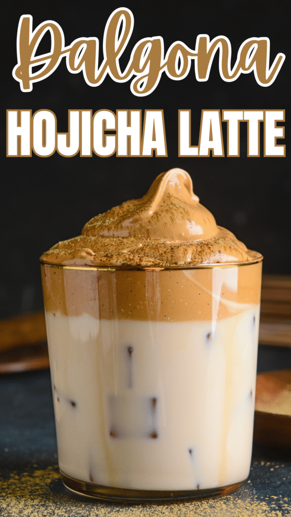 Dalgona Hojicha Latte