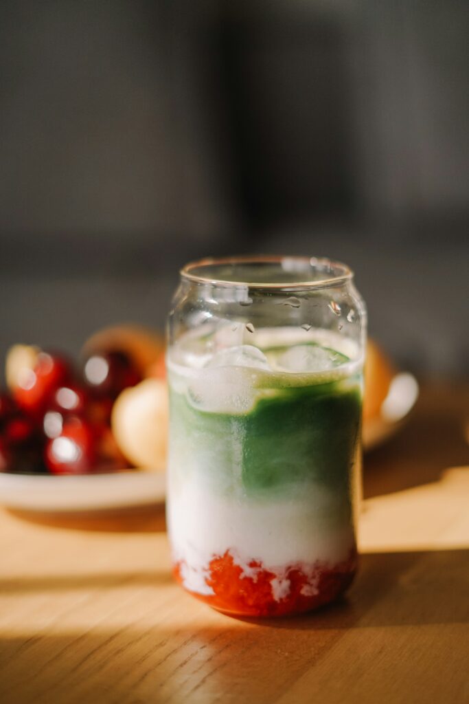 Strawberry Matcha Latte