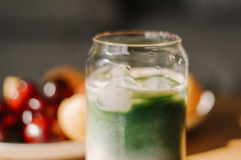 Homemade Strawberry Matcha Latte (Sweet, Creamy & So Easy)