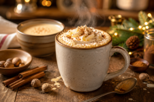 Homemade Eggnog Latte